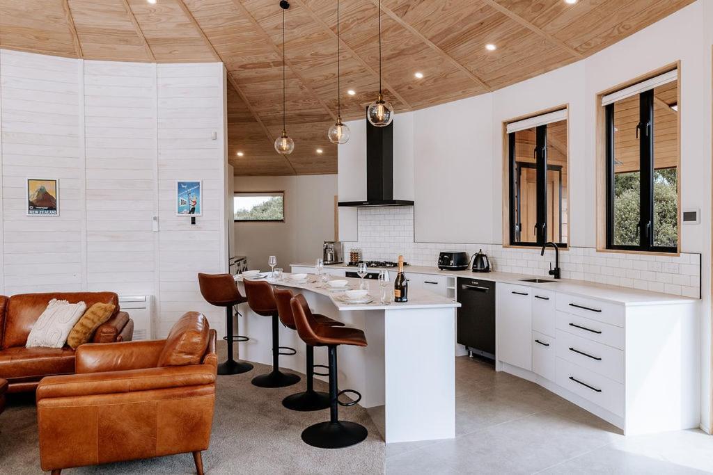 Kaho - Ohakune Holiday Home With Spa Екстериор снимка